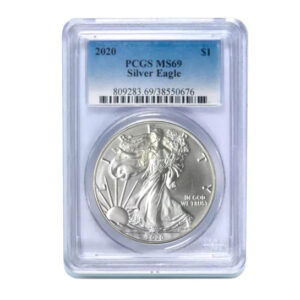 2020 $1 American Silver Eagle MS69 PCGS