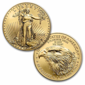 2021 $50 1 oz Gold American Eagle BU Brilliant Uncirculated - Type 2