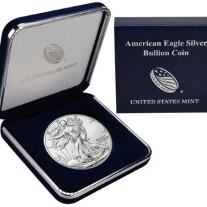 2022 $1 American Silver Eagle Coin TYPE 2 In US Mint Gift Box