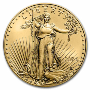 2024 $5 1/10 oz Gold American Eagle BU Brilliant Uncirculated