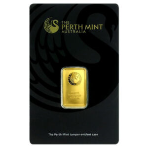 5 Gram .9999 Gold Bar - Perth Mint - In Assay Card - Collectible