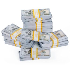 800 Pieces Prop Money Play Money Set Game Money for Kids Board Games Education Learning, Prank Teaching and Parties