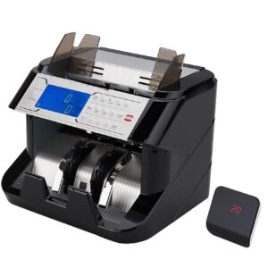 GStar Money Counter with UV/MG/IR/MT/DD Counterfeit Bill Detection Plus External Display and 1 Year Warranty - American Brand & American Sellers (Supreme)