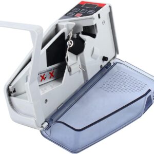 Portable Money Counter Machine, 600pcs/min Mini Bill Cash Portable Counting Machine Currency Cash Bank Counterfeit Detector Cash Counting for Multi-Currency Handy Banknote Counter