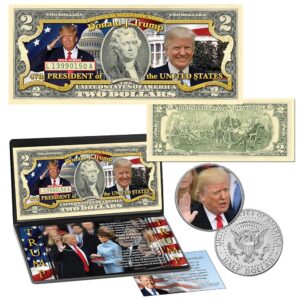 The President Donald Trump Official Colorized Coin & Currency Collection - 47th President